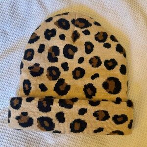 Leopard Print Beanie